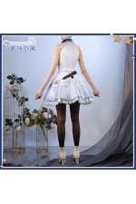 2XXT Cosplay Uma Musume Pretty Derby Daring Tact Pure White Race Outfit Cosplay Costume